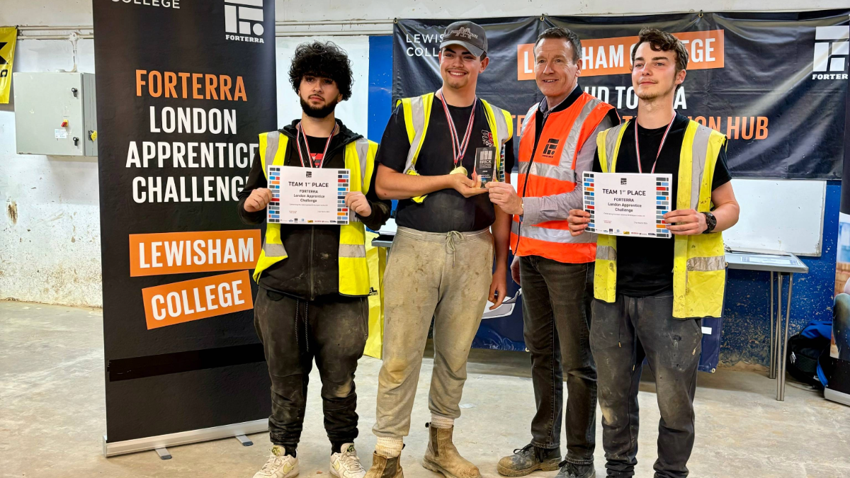 Lewisham College Hosts London Bricklaying Apprentice Challenge 