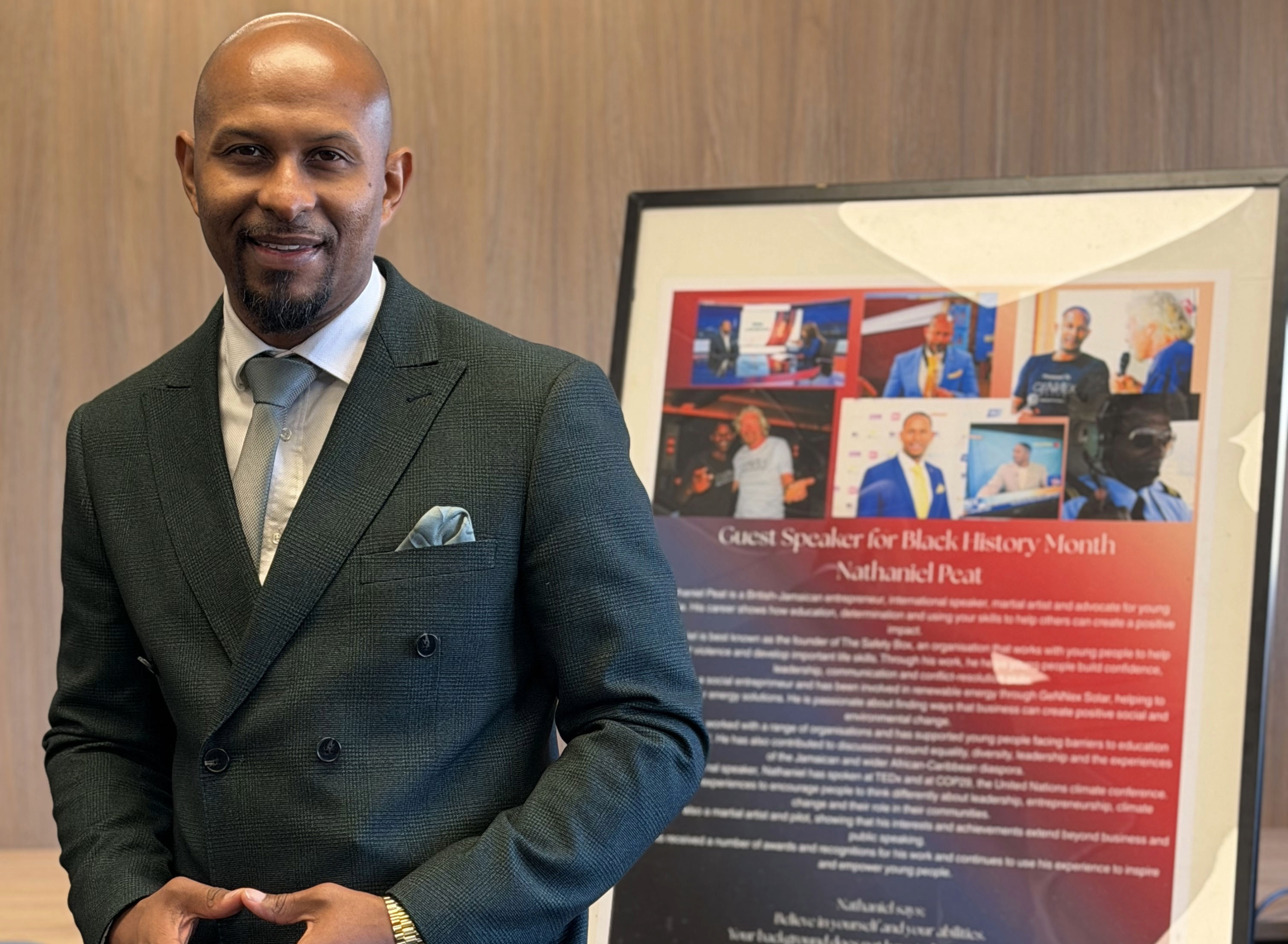 Lewisham College Welcomes Dr Nathaniel Peat for Black History Month 